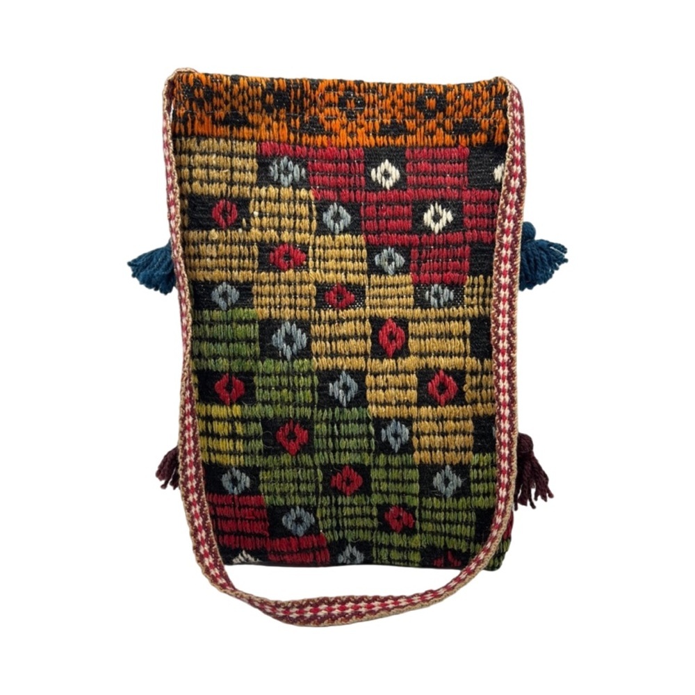 Turkish Kilim Woven Rug Bohemian Tribal Boho Bag‎